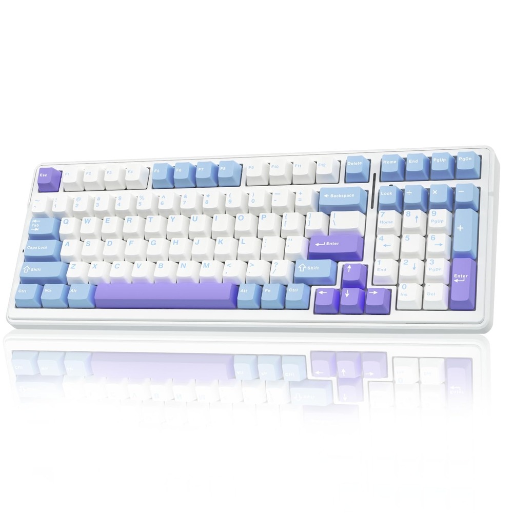 AULA F99 Wireless Mechanical Keyboard Tri-Mode BT5.0 Hot Swappable RGB Gaming